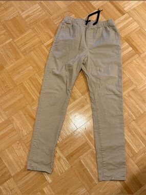 Zanerobe Men's Khaki Jogger Stretch Pants - Comfortable Everyday Fit